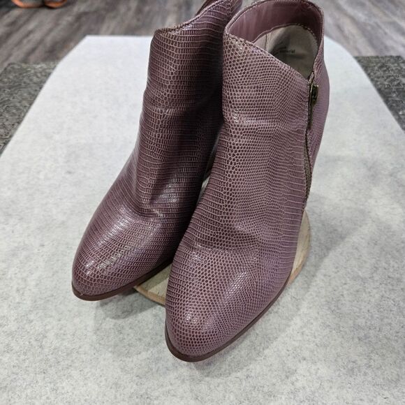 🐢 Journee Collection Glam Vegan Snake Skin Side Zip Boots.  Size 11. - Picture 10 of 13